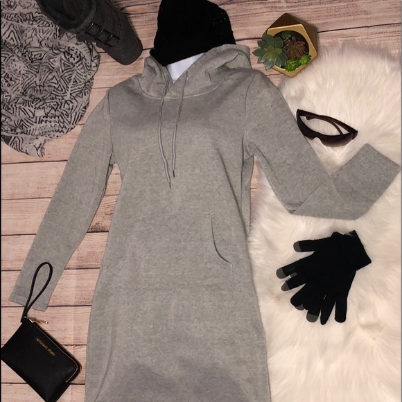 ✅FinalRestock🆕Hooded Sweatshirt Dress - Picture 8 of 8